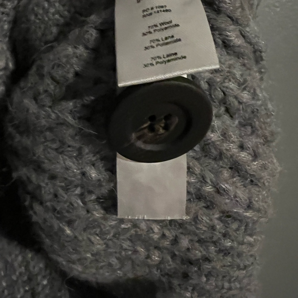 Lunya Cozy Gray Knit Cardigan - Picture 6 of 10